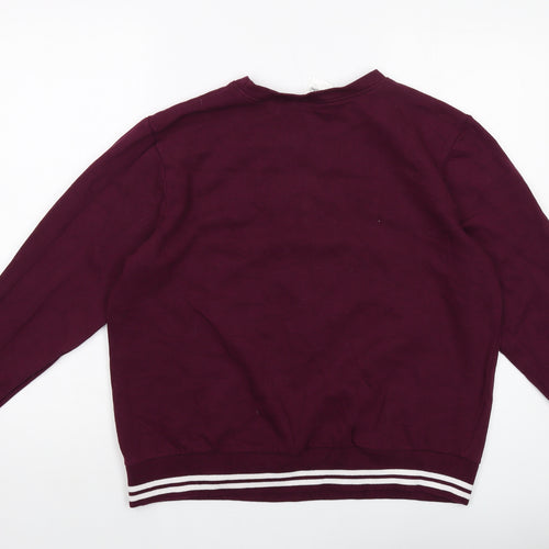 Harry Potter Womens Red Cotton Pullover Sweatshirt Size 12 Pullover