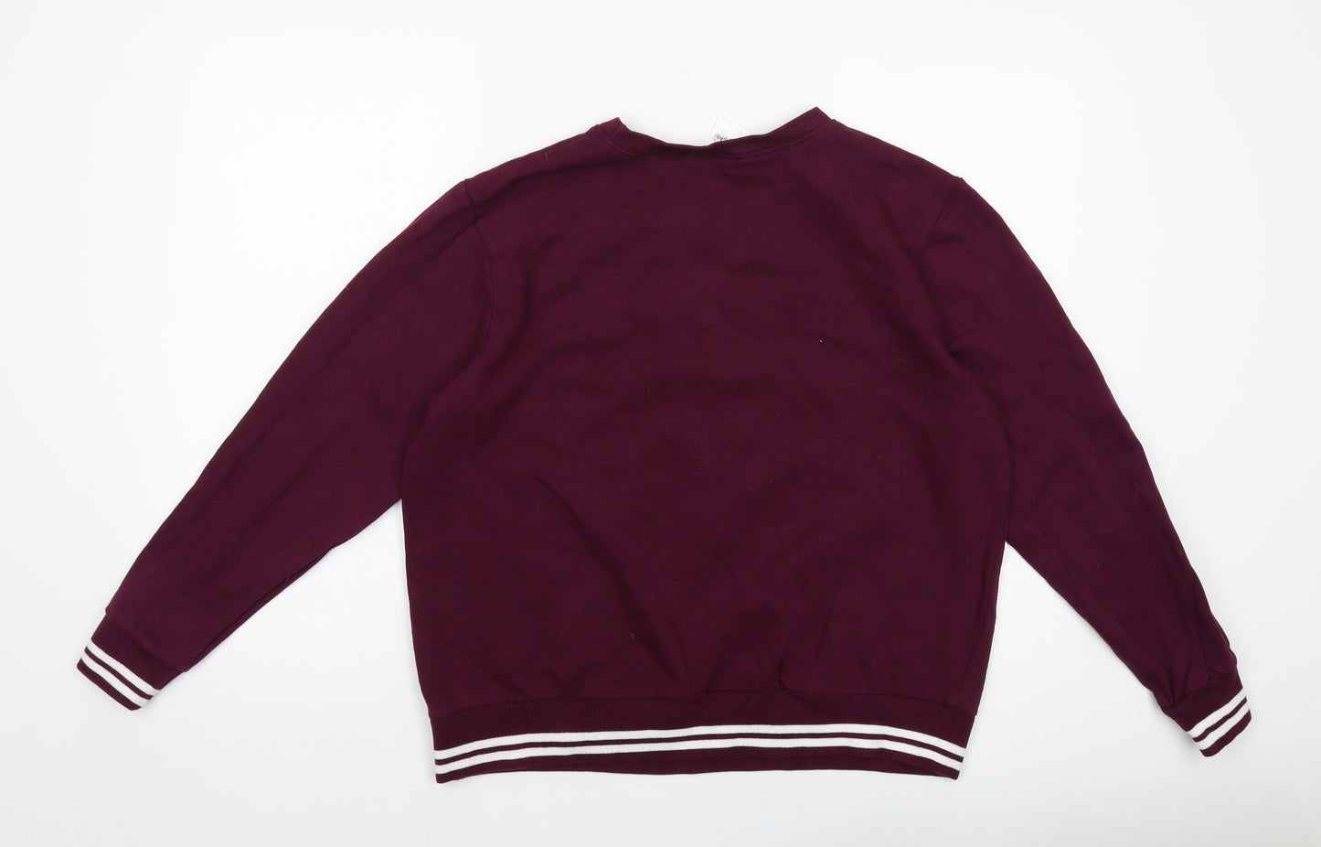 Harry Potter Womens Red Cotton Pullover Sweatshirt Size 12 Pullover