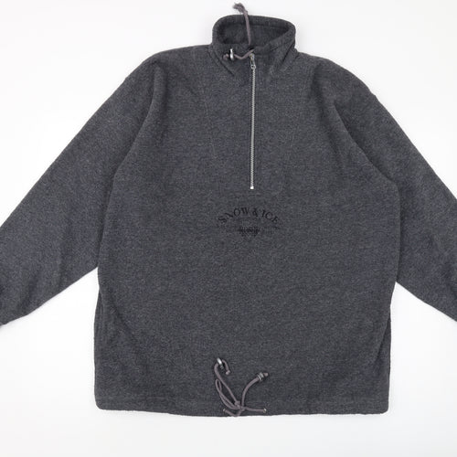 Vittorio Rossi Mens Grey Polyester Pullover Sweatshirt Size M