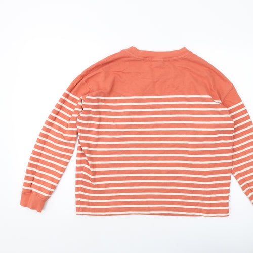 or Womens Silver Cotton Pullover Sweatshirt Size S Pullover