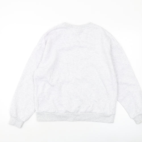 Disney Womens Grey Cotton Pullover Sweatshirt Size 6 Pullover - Mickey Mouse