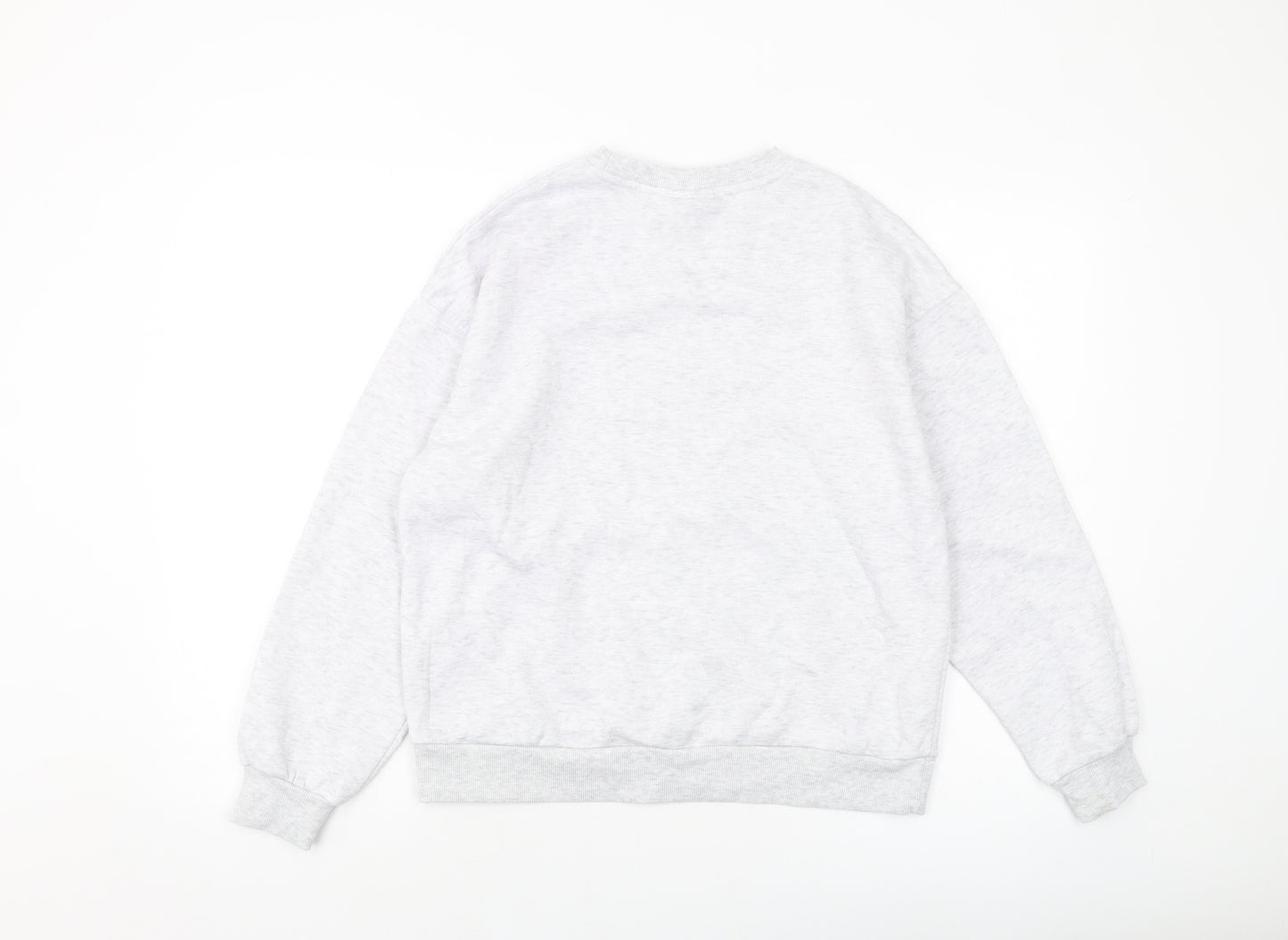 Disney Womens Grey Cotton Pullover Sweatshirt Size 6 Pullover - Mickey Mouse