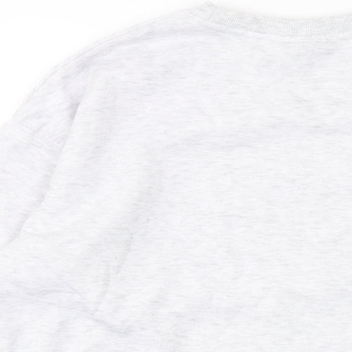 Disney Womens Grey Cotton Pullover Sweatshirt Size 6 Pullover - Mickey Mouse