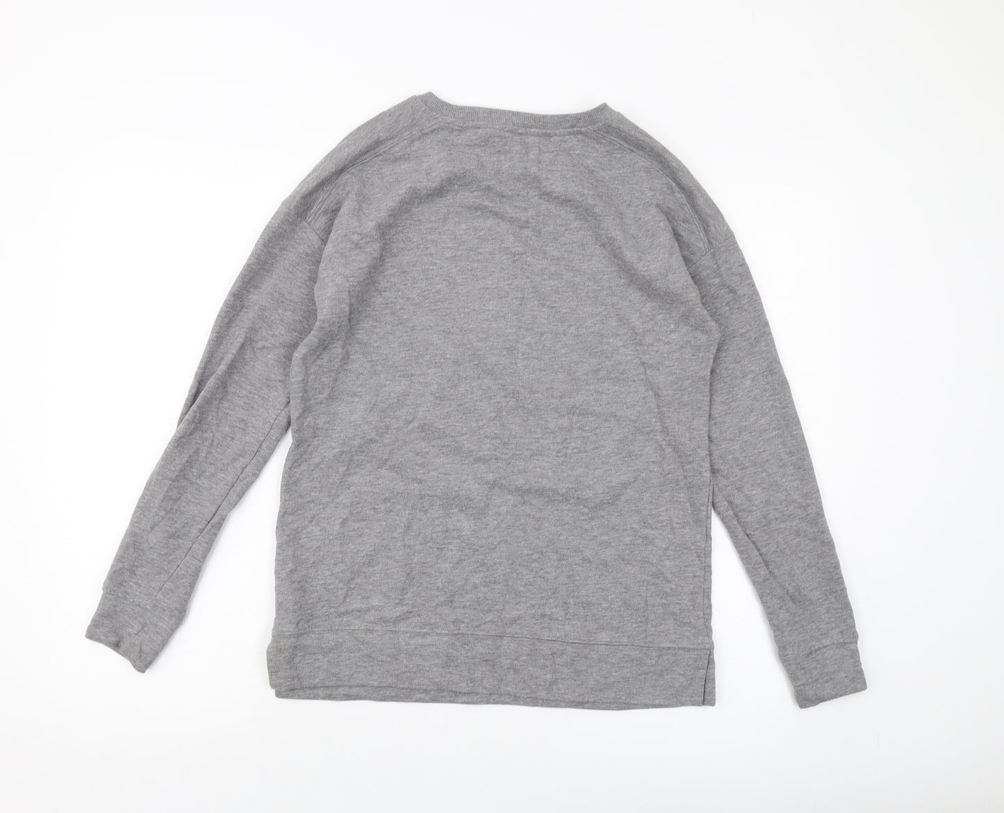 NEXT Womens Grey Cotton Pullover Sweatshirt Size XS Pullover