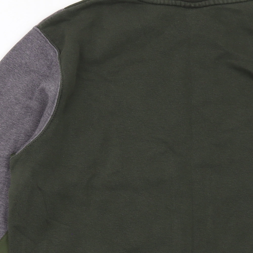 Nike Mens Green Cotton Pullover Sweatshirt Size S
