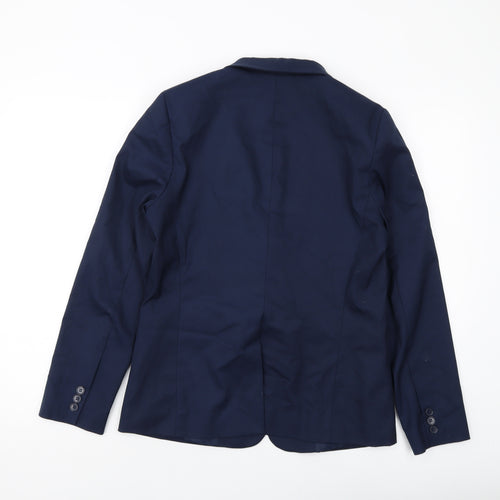 NEXT Womens Blue Jacket Size 10 Button
