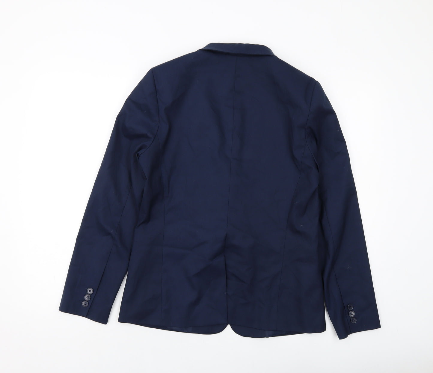 NEXT Womens Blue Jacket Size 10 Button