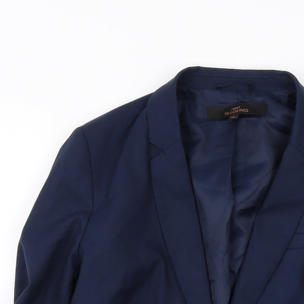 NEXT Womens Blue Jacket Size 10 Button