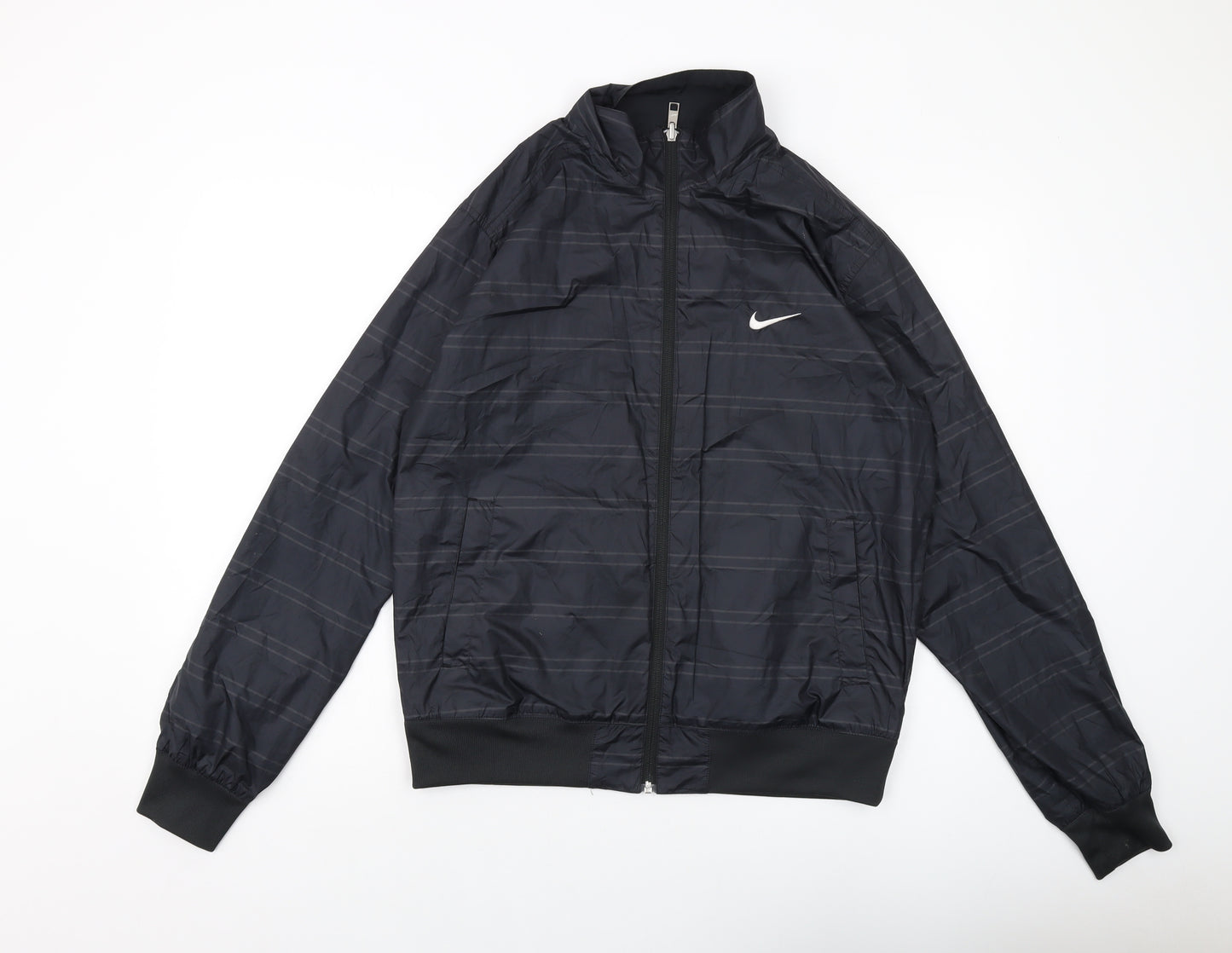 Nike Mens Grey Jacket Size M Zip
