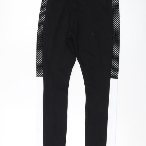 11 degrees Womens Black Cotton Capri Leggings Size 8 L27 in