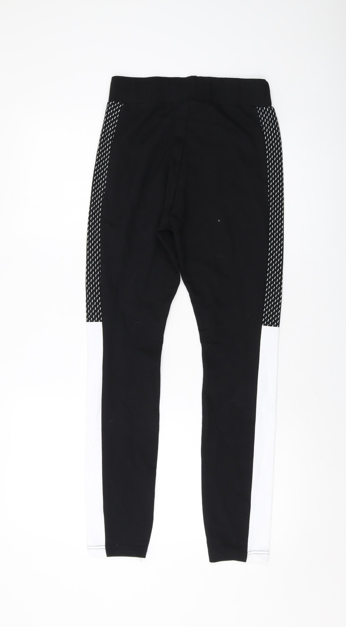 11 degrees Womens Black Cotton Capri Leggings Size 8 L27 in