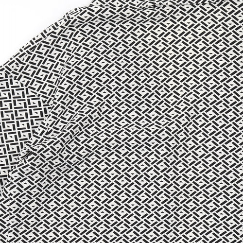 Miss Selfridge Womens Beige Geometric Jacket Size 8