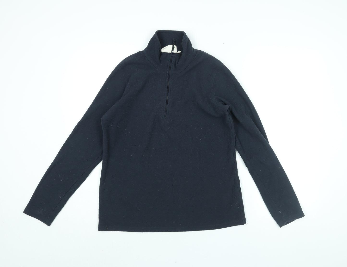 Mountain Warehouse Mens Blue Polyester Henley Sweatshirt Size M