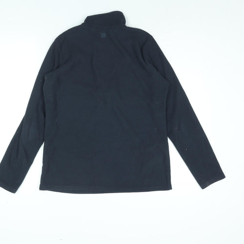 Mountain Warehouse Mens Blue Polyester Henley Sweatshirt Size M
