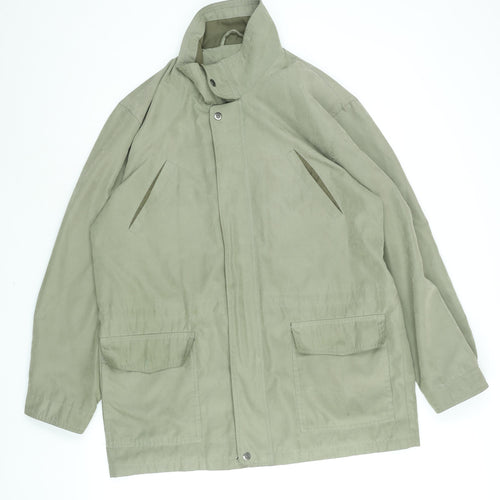 ADME Mens Green Jacket Size L Zip