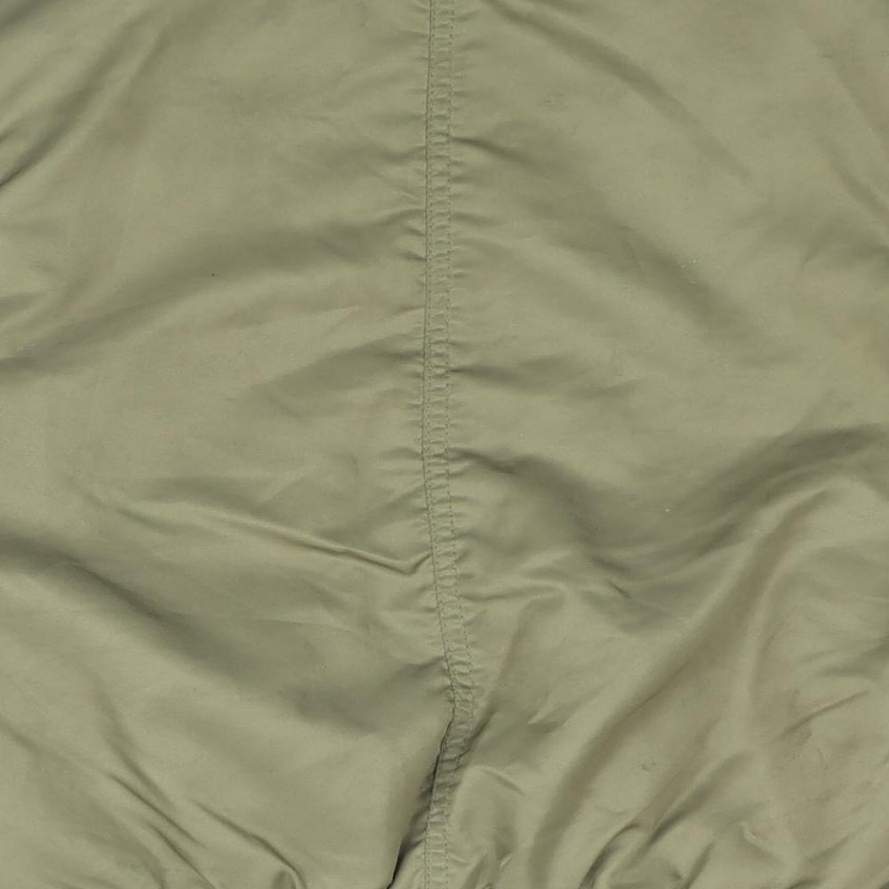 H&M Girls Green Bomber Jacket Jacket Size 14 Years Zip - Applique Badge