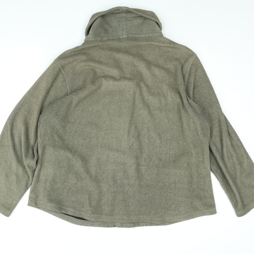Cotton Traders Womens Brown Jacket Size 24 Zip