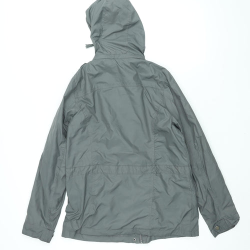 YMI Womens Green Jacket Size XL Zip - Hooded