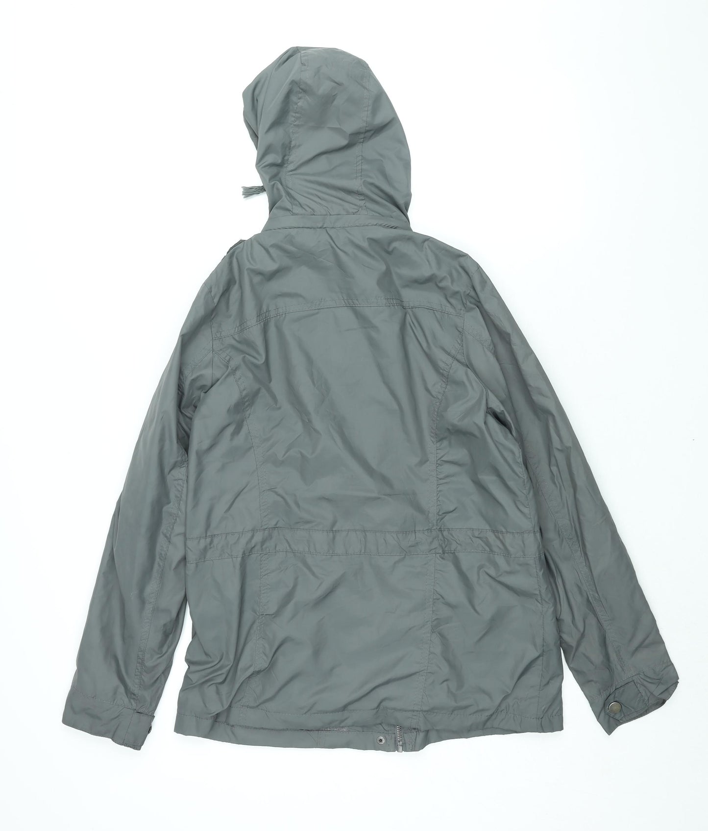YMI Womens Green Jacket Size XL Zip - Hooded