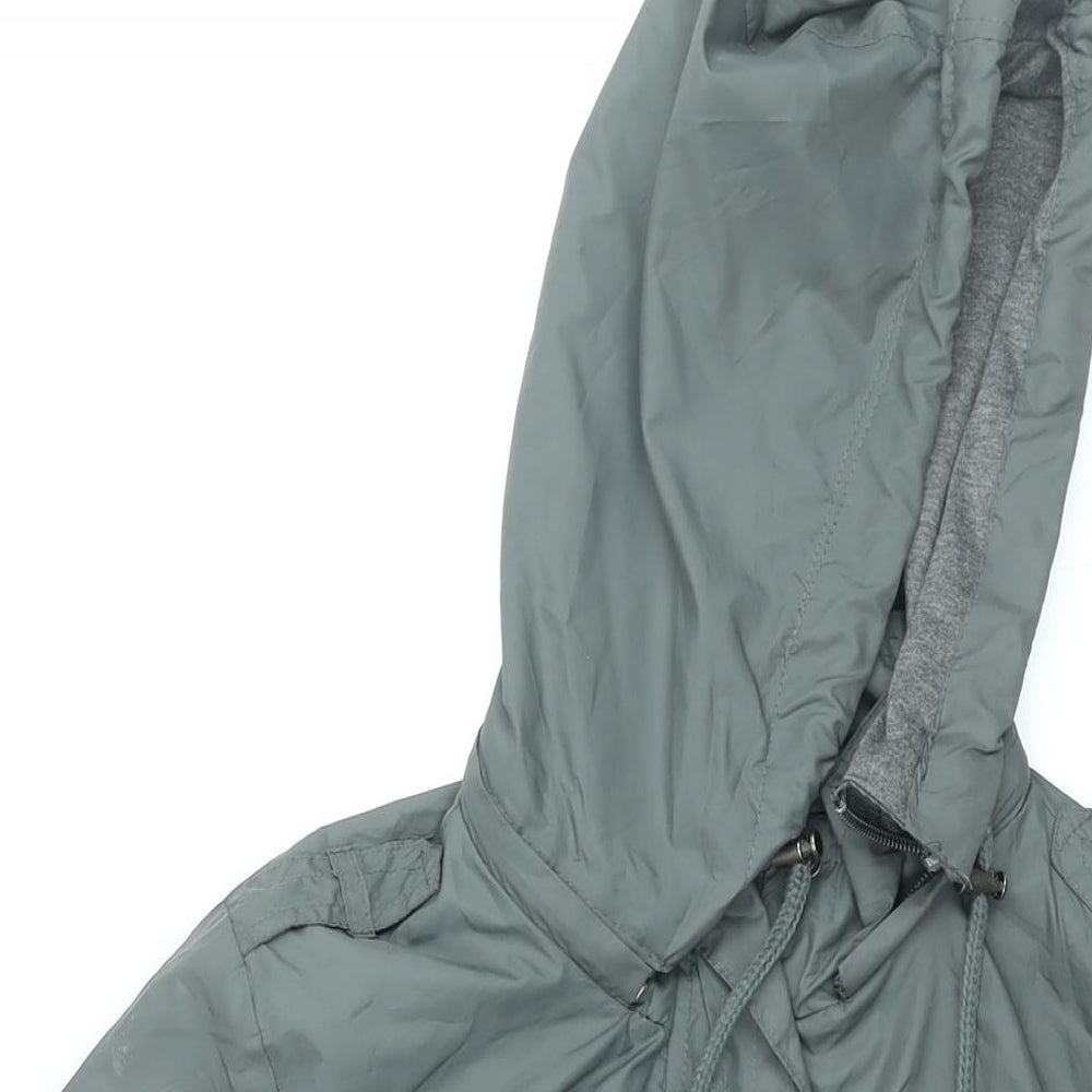 YMI Womens Green Jacket Size XL Zip - Hooded