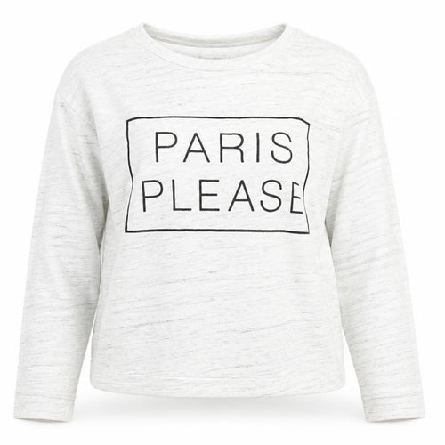 Forever 21 Womens White Polyester Pullover Sweatshirt Size S Pullover - Paris Please