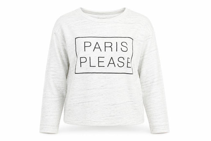 Forever 21 Womens White Polyester Pullover Sweatshirt Size S Pullover - Paris Please