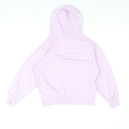 Zara Girls Pink Cotton Pullover Hoodie Size 11-12 Years Pullover