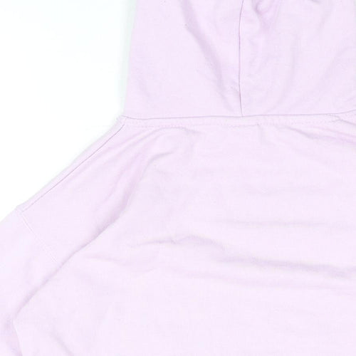 Zara Girls Pink Cotton Pullover Hoodie Size 11-12 Years Pullover