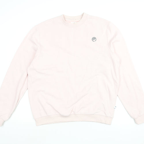 Ocean Laundry Womens Pink Cotton Pullover Sweatshirt Size L Pullover - Logo