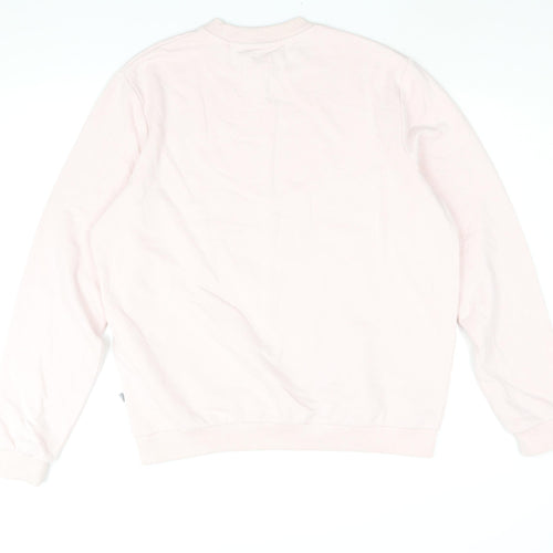 Ocean Laundry Womens Pink Cotton Pullover Sweatshirt Size L Pullover - Logo