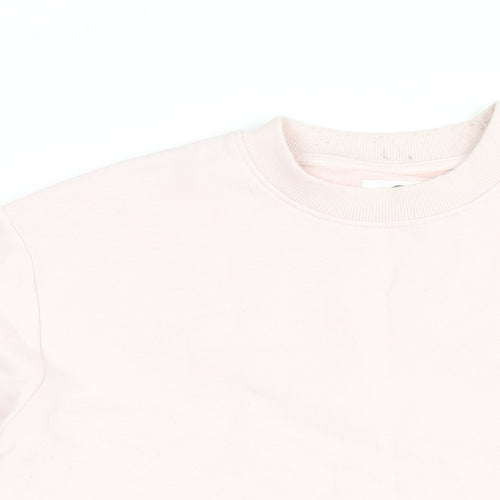 Ocean Laundry Womens Pink Cotton Pullover Sweatshirt Size L Pullover - Logo