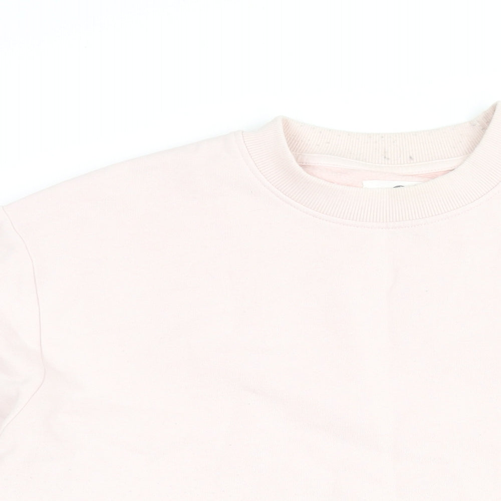 Ocean Laundry Womens Pink Cotton Pullover Sweatshirt Size L Pullover - Logo
