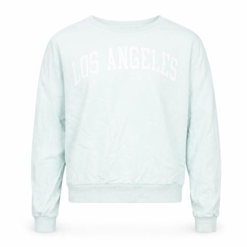 M&Co Girls Blue Cotton Pullover Sweatshirt Size 13 Years Pullover - Los Angeles California