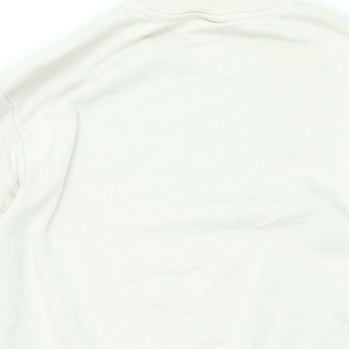 H&M Mens Beige Cotton Pullover Sweatshirt Size S