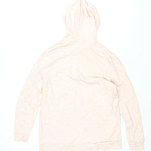 ASOS Mens Pink Cotton Pullover Hoodie Size M