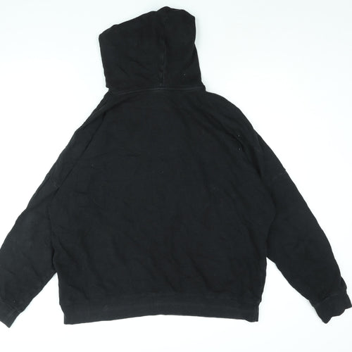 Divided by H&M Womens Black Cotton Pullover Hoodie Size M Pullover - NASA Planet