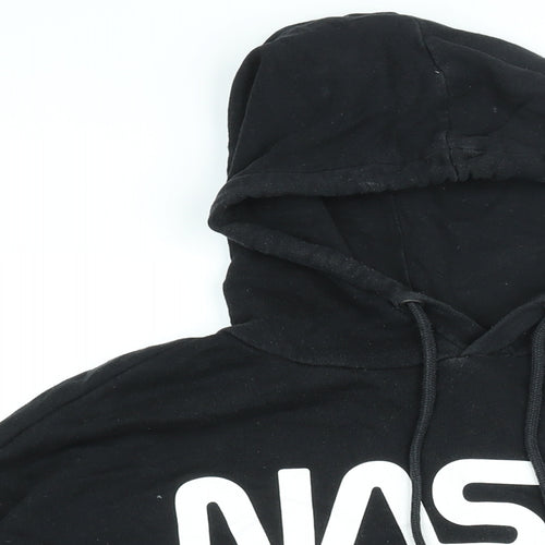 Divided by H&M Womens Black Cotton Pullover Hoodie Size M Pullover - NASA Planet