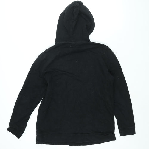 ASOS Mens Black Cotton Pullover Hoodie Size M
