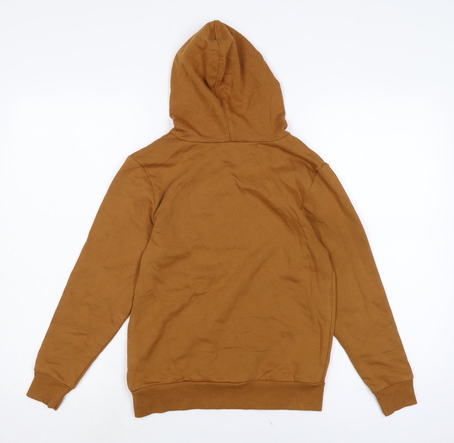 H&M Boys Brown Cotton Pullover Hoodie Size 8-9 Years