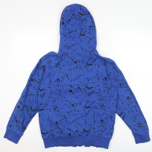 NEXT Boys Blue Cotton Full Zip Hoodie Size 11 Years