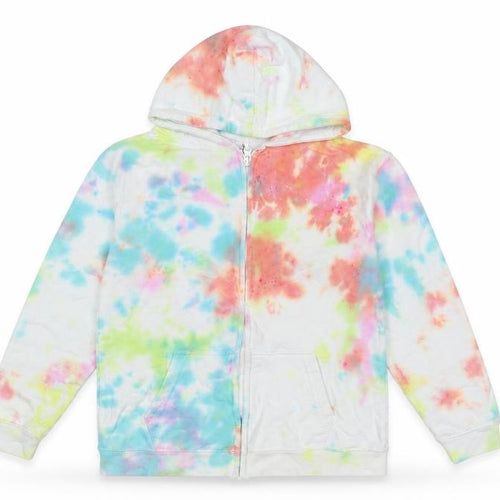 Just Hoods Girls White Cotton Full Zip Hoodie Size 12-13 Years