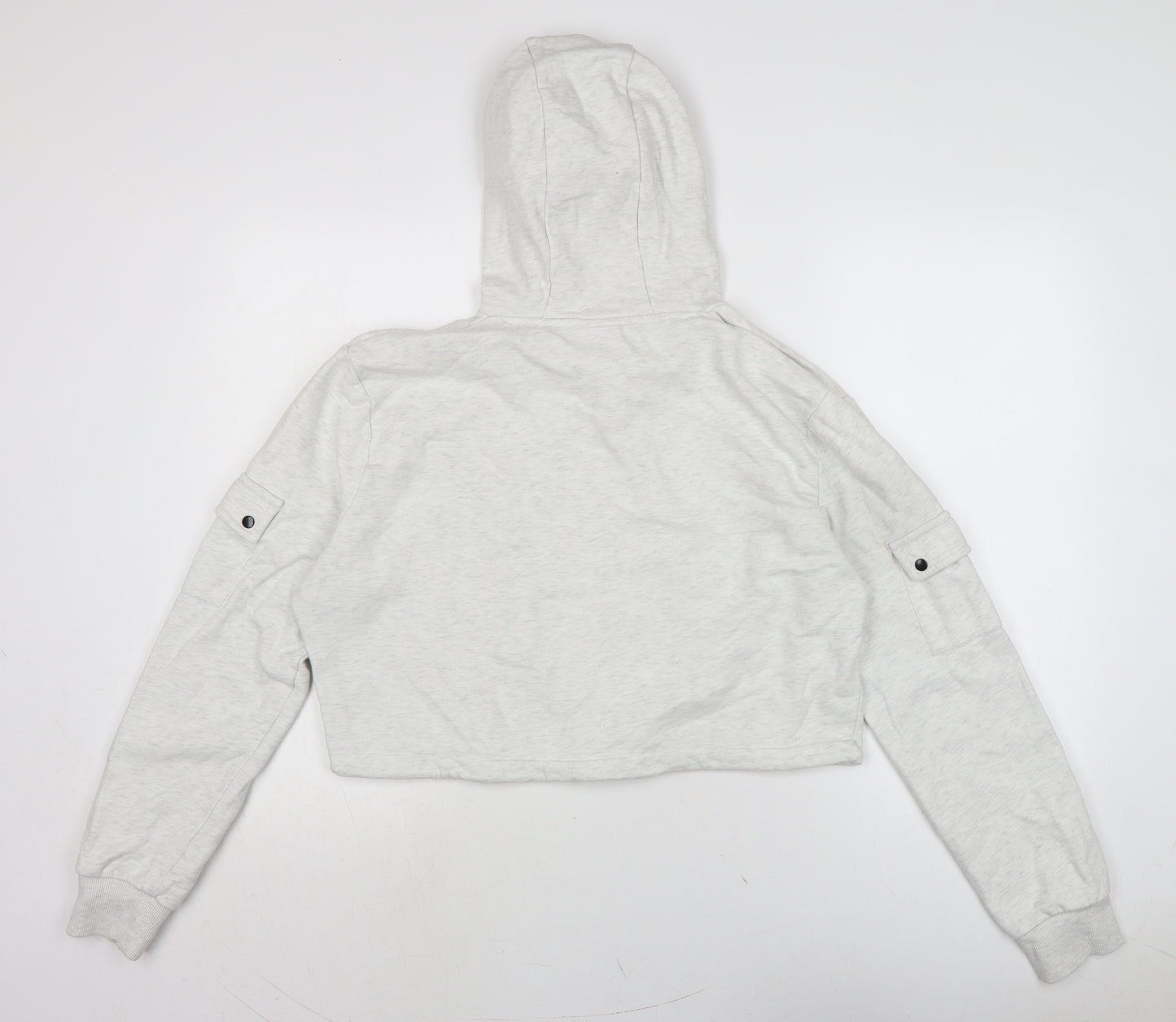 ellesse Womens Grey Cotton Pullover Hoodie Size 16