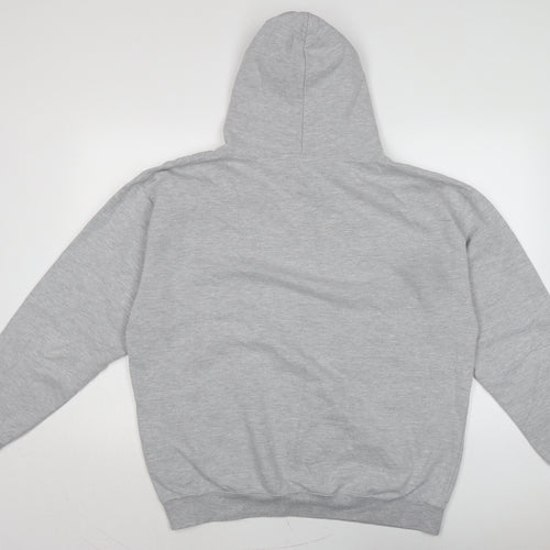AWD Mens Grey Cotton Pullover Hoodie Size XL
