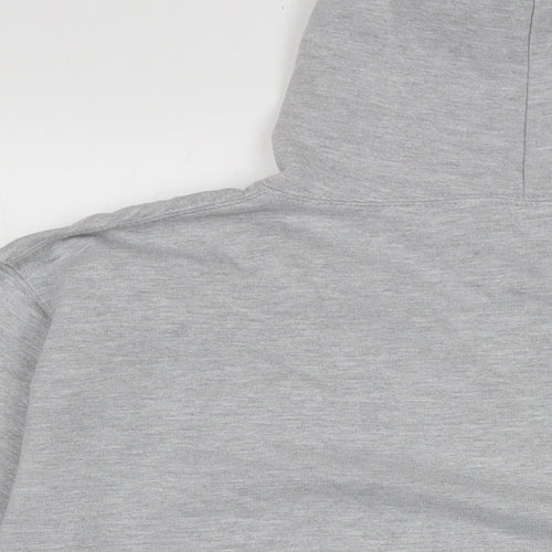 AWD Mens Grey Cotton Pullover Hoodie Size XL