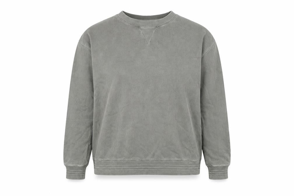 Pull&Bear Womens Grey Cotton Pullover Sweatshirt Size M