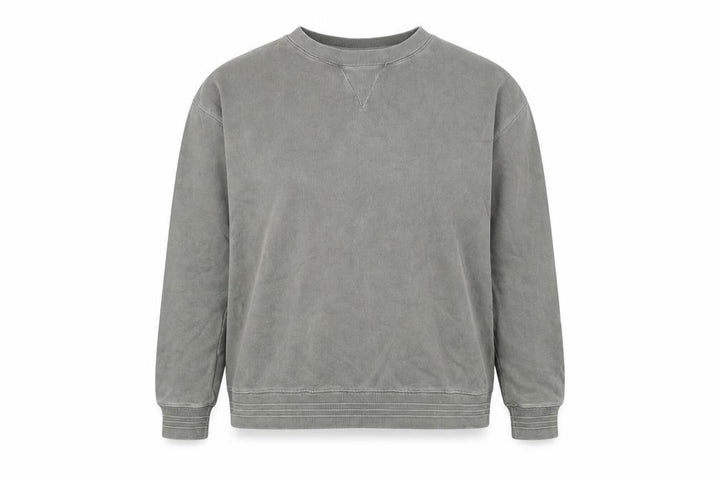 Pull&Bear Womens Grey Cotton Pullover Sweatshirt Size M