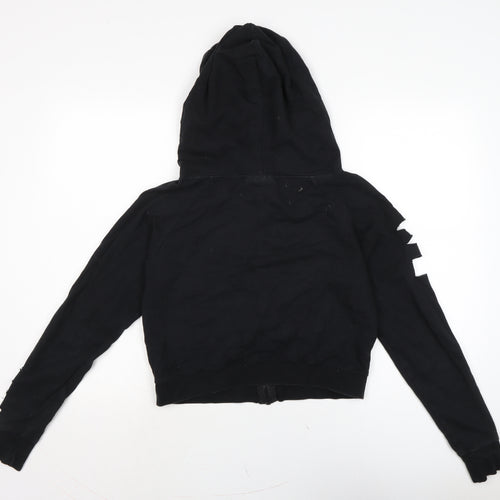Firetrap Womens Black Cotton Full Zip Hoodie Size S