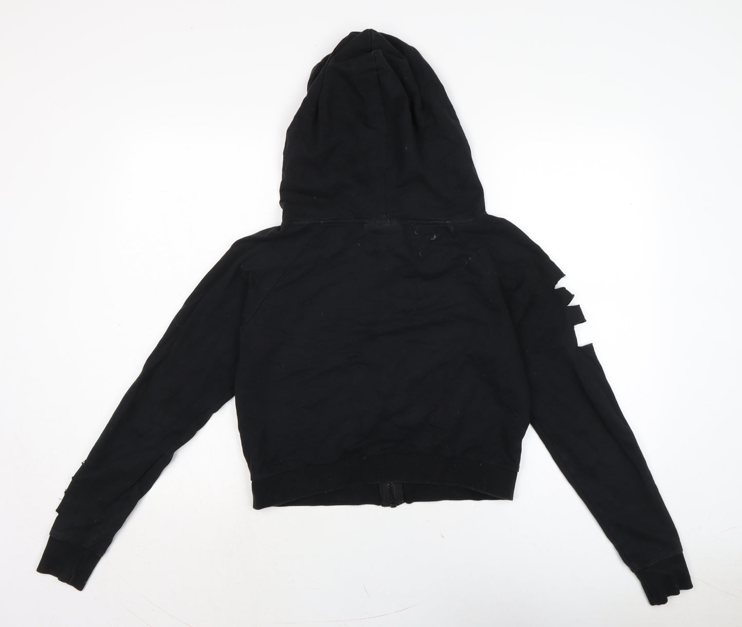 Firetrap Womens Black Cotton Full Zip Hoodie Size S