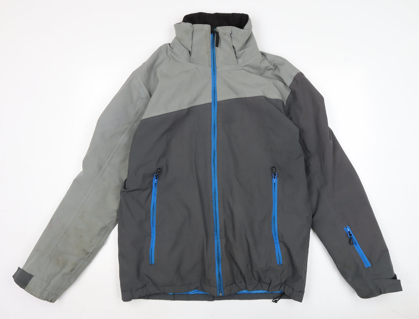 Inoc Mens Grey Anorak Jacket Size M Zip