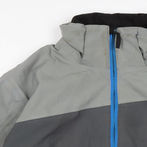 Inoc Mens Grey Anorak Jacket Size M Zip